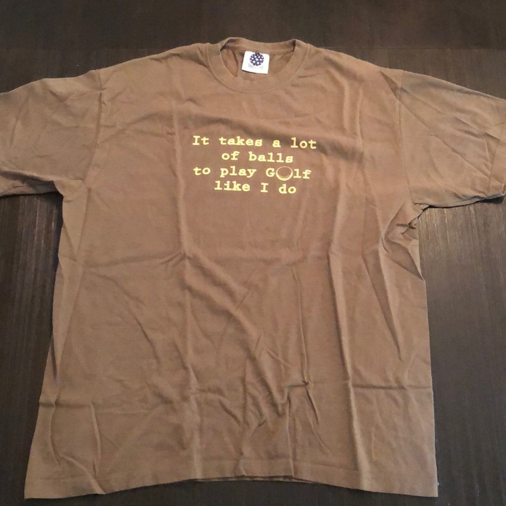 Starworld Mens Brown T-Shirt Size Large